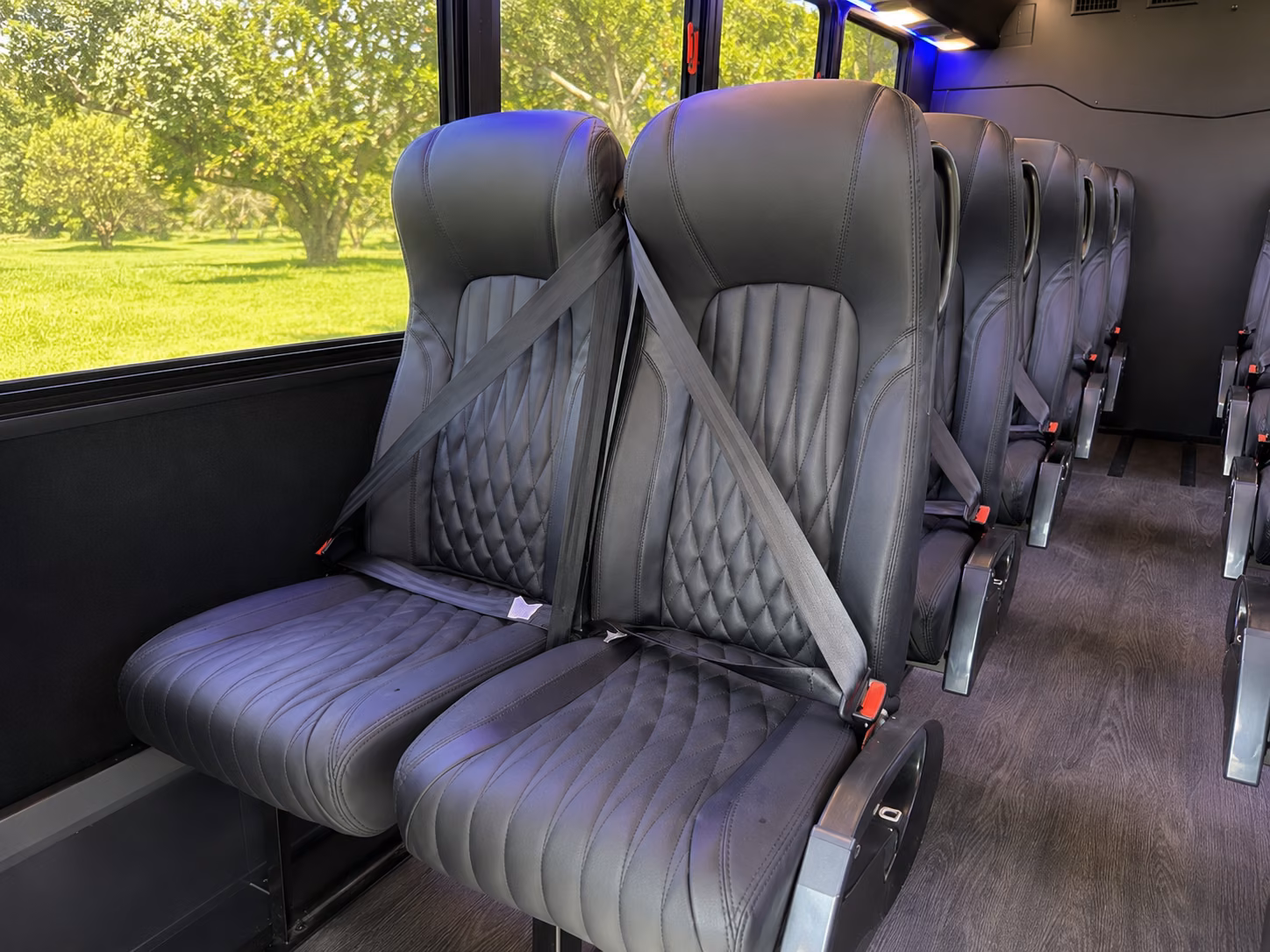 chico 15 passenger minibus inside