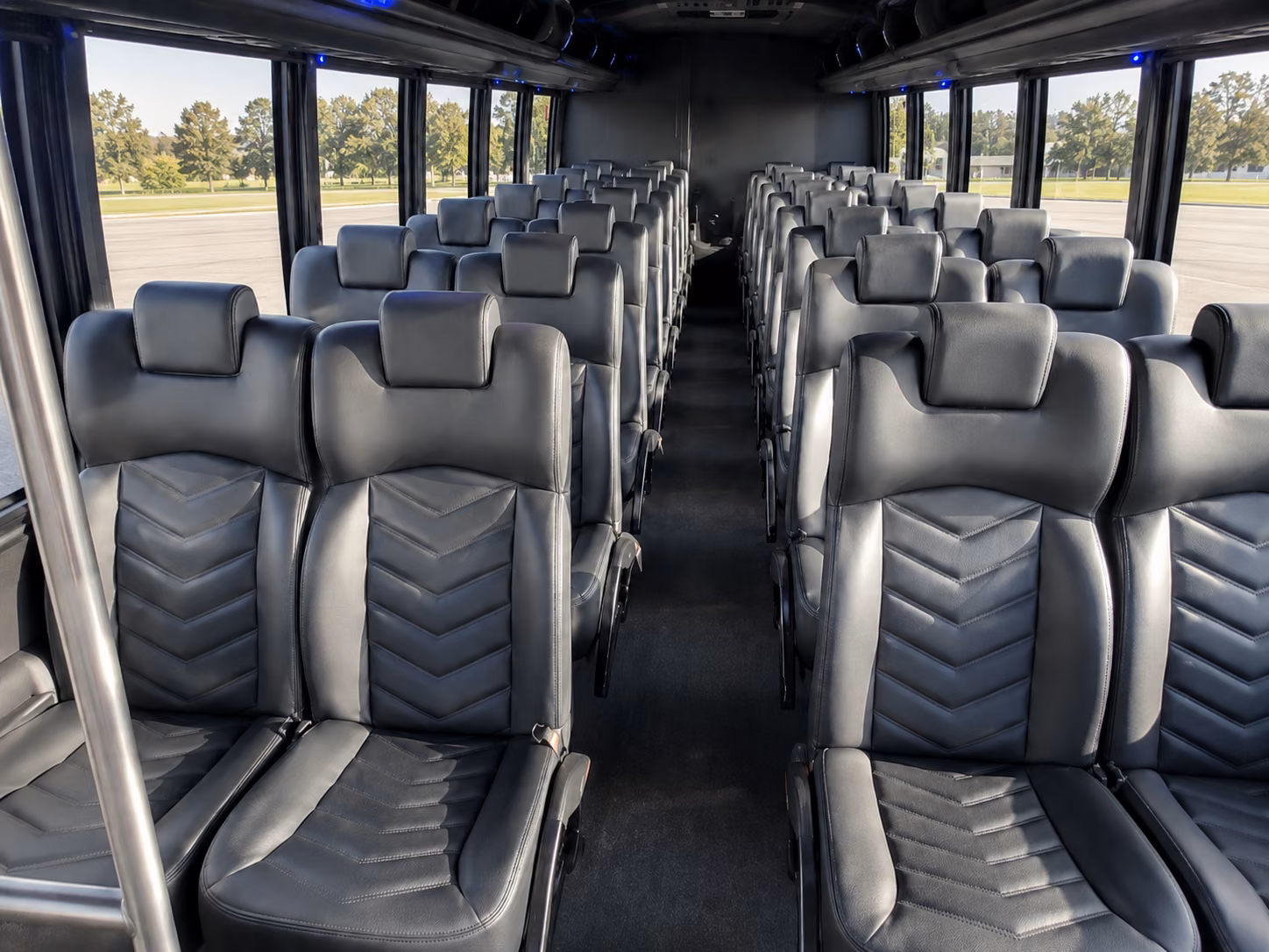 chico 15 passenger minibus interior