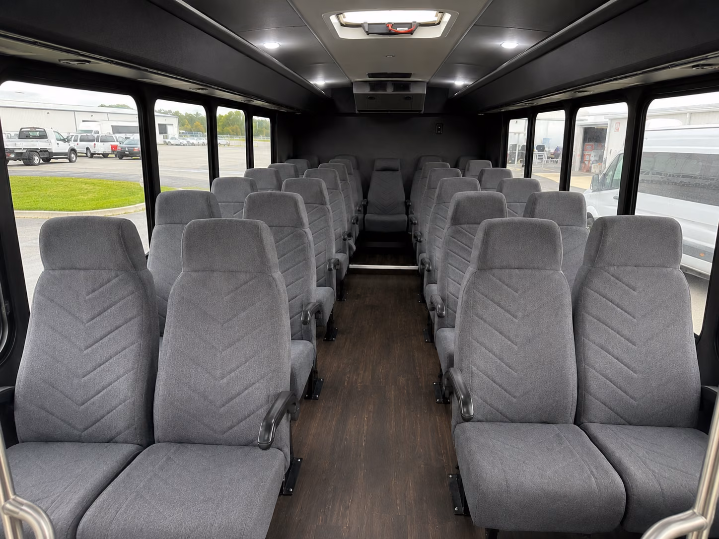 chico 18 passenger minibus inside