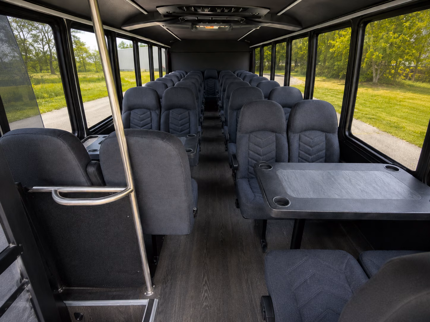 chico 20 passenger minibus inside