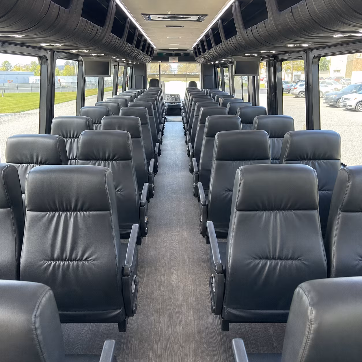 chico 25 passenger minibus interior