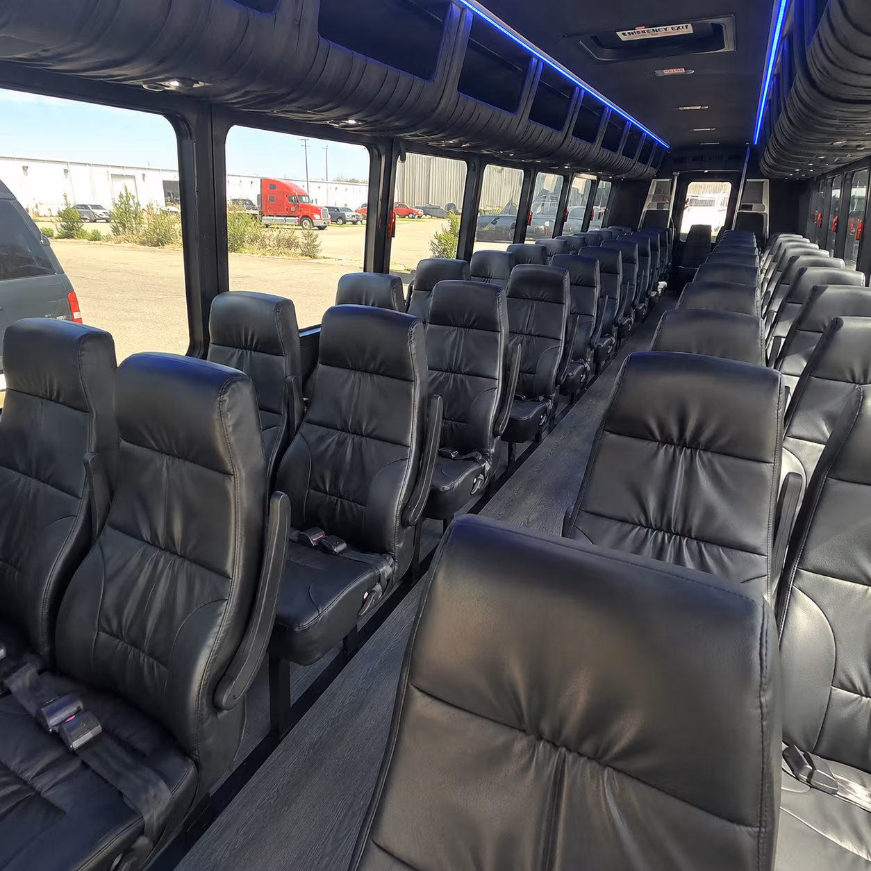chico 30 passenger minibus inside