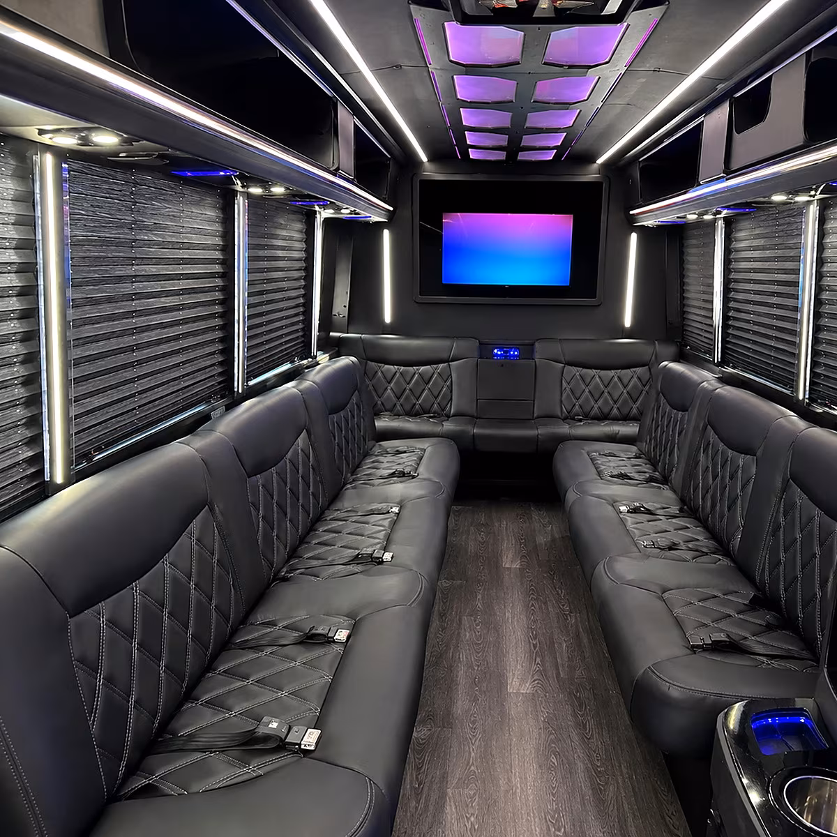 chico party bus interior