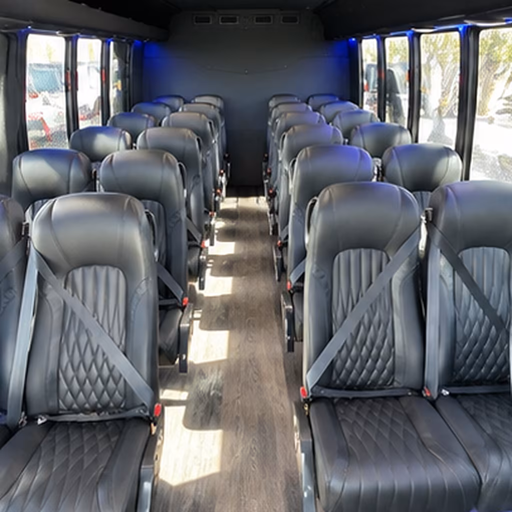 chico wedding transportation onboard seating