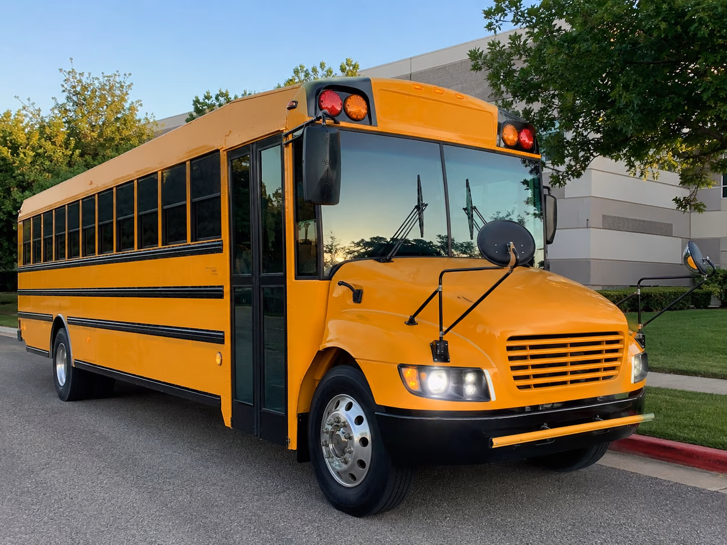 school bus rentals for bidwell park and outdoor education in chico