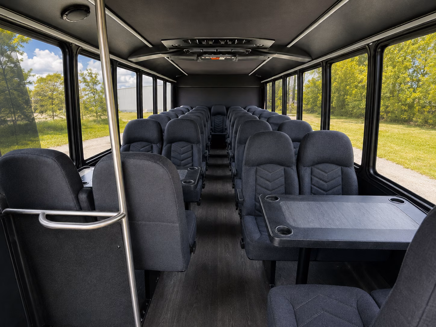 shuttle buses for chico wedding guests between hotels and venues